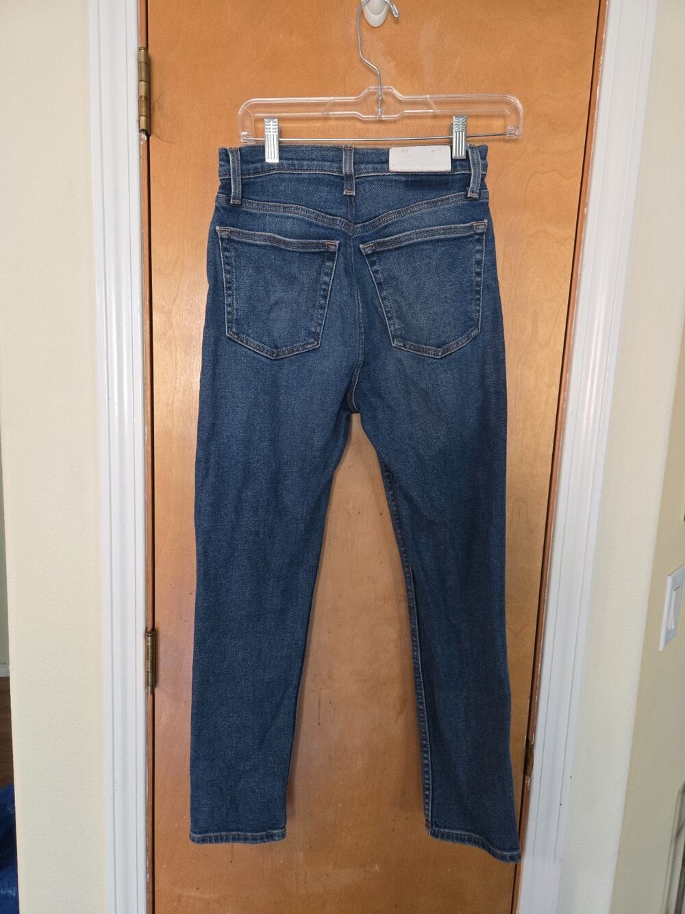 Re/Done 26x26 90s High Rise Crop Jeans